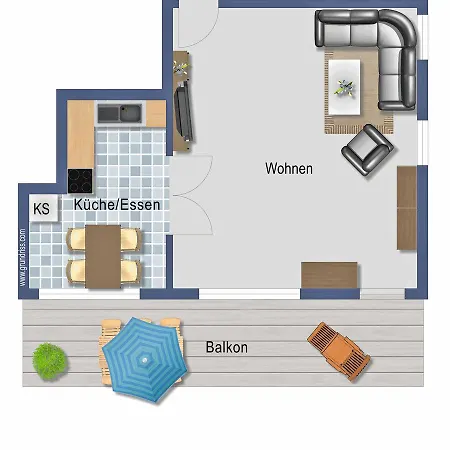 Strandburg In - Wg 10 Mit Balkon Und Meerblick *