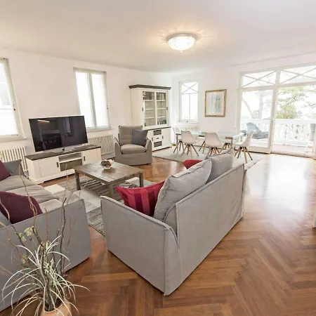 Villa Strandburg In - Wg 10 Mit Balkon Und Meerblick Binz